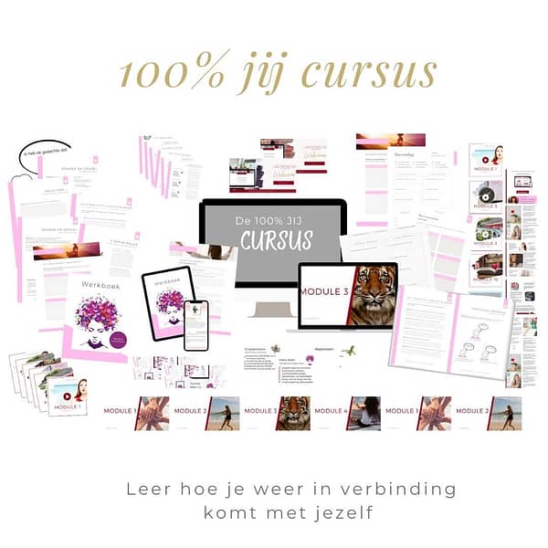 Webinaraanbieding Cursus 100% JIJ + De Magie van Grenzen Stellen